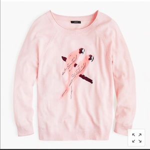 J. Crew parrot sweater
